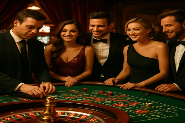 সরাসরি টেবিল গেম পরিবেশে ডিলারের উপস্থিতি