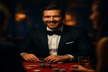 আলোকিত রুলেট চাকা ও ক্যাসিনো চিপসের দৃশ্য, যা লাইভ খেলার উত্তেজনা উসকে দেয়